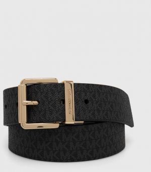 Obojstranný opasok MICHAEL Michael Kors dámsky, čierna farba