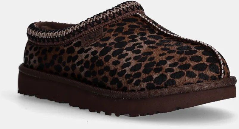 Semišové papuče UGG Tasman Caspian hnedá farba, 1158350-BCDR