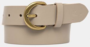 Kožený opasok Calvin Klein Jeans dámsky, béžová farba, LV04K7008G