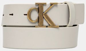 Opasok Calvin Klein Jeans dámsky, béžová farba, LV04K7002G