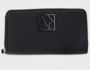 Peňaženka Armani Exchange dámska, čierna farba, XW000361 AF11902