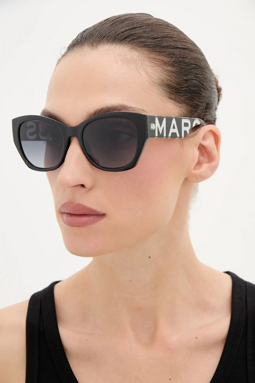 Okuliare Marc Jacobs dámske, čierna farba, MARC 807/S