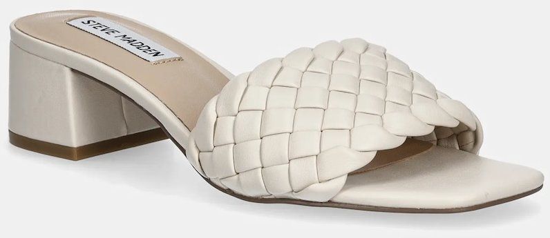 Šľapky Steve Madden Cellie dámske, béžová farba, na podpätku, SM11003805