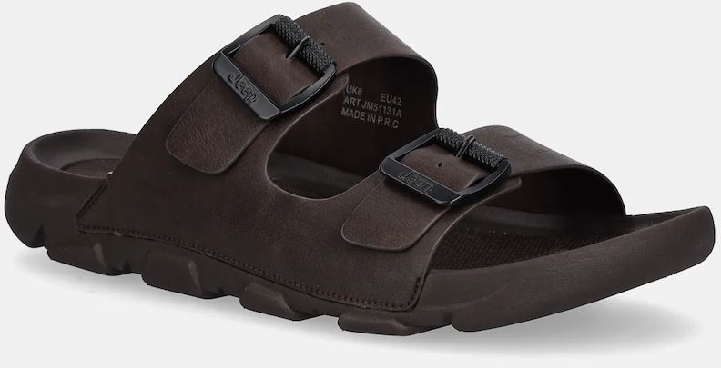 Šľapky Jeep DAYTONA hnedá farba, JM51131A