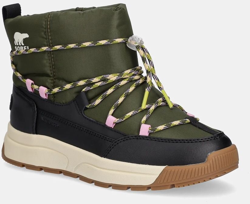 Snehule Sorel WHITNEY III SLIP-ON WP zelená farba, 2138501355