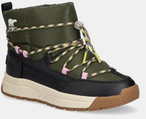 Snehule Sorel WHITNEY III SLIP-ON WP zelená farba, 2138501355