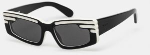 Slnečné okuliare Fiorucci Rectangular Wing dámske, čierna farba, U01FPASU134AC03BK01