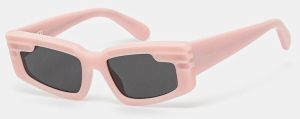 Slnečné okuliare Fiorucci Rectangular Wing dámske, ružová farba, U01FPASU134AC03PN02