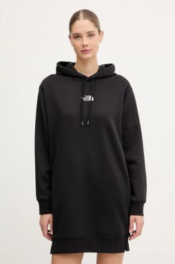 Šaty The North Face Essential Relaxed čierna farba, mini, oversize, NF0A8EEEJK31