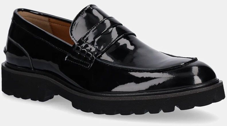 Kožené mokasíny Steve Madden Maisonn čierna farba, 12000756