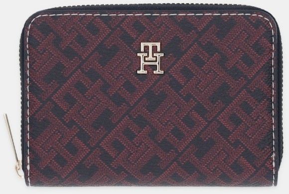 Peňaženka Tommy Hilfiger dámska, tmavomodrá farba, AW0AW17736