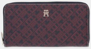 Peňaženka Tommy Hilfiger dámska, tmavomodrá farba, AW0AW18021