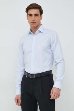 Košeľa Michael Kors pánska, slim, s klasickým golierom, MD0DS01032