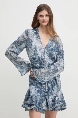 Šaty Guess SIBILLA mini, áčkový strih, W5RK35 WDW82