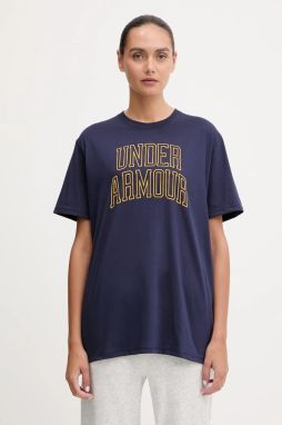 Tričko Under Armour Rival dámske, tmavomodrá farba, 6007883