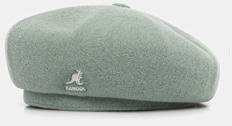 Vlnená baretka Kangol WOOL JAX zelená farba, K3107ST.SG308