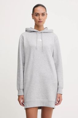 Šaty The North Face Essential Relaxed šedá farba, mini, oversize, NF0A8EEEDYX1