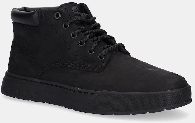 Nubukové topánky Timberland Maple Grove čierna farba, TB0A658N0011