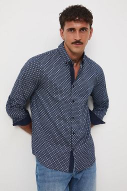 Bavlnená košeľa Medicine viac farieb, regular, s golierom button-down