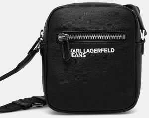Malá taška Karl Lagerfeld Jeans čierna farba, A4M30316