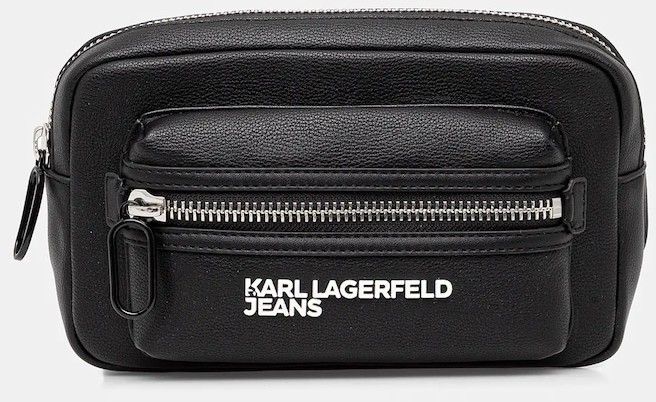 Ľadvinka Karl Lagerfeld Jeans čierna farba, A4M30317