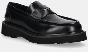 Kožené mokasíny Kenzo Ukio Loafers čierna farba, FF55LO110L52.99