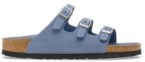 Kožené šľapky Birkenstock Florida HEX modrá farba, 1030380