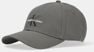 Bavlnená šiltovka Calvin Klein Jeans zelená farba, s nášivkou, K50K512180