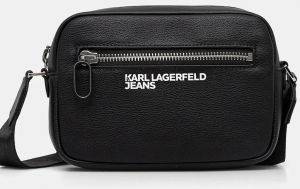 Malá taška Karl Lagerfeld Jeans čierna farba, A4M30315
