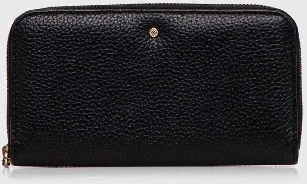 Kožená peňaženka Geox D35K3H-00046 D.WALLET čierna farba, D35K3H 00046
