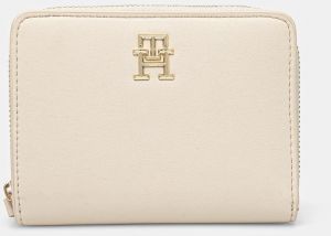 Peňaženka Tommy Hilfiger dámska, béžová farba, AW0AW17408