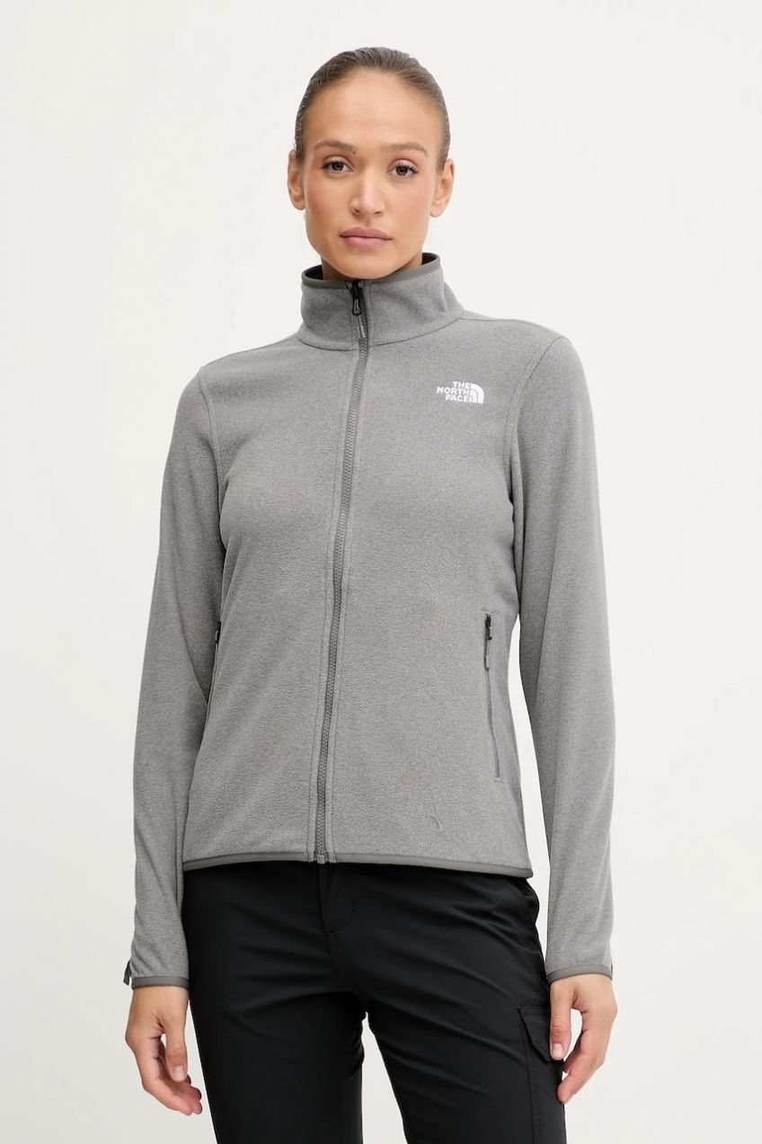 Outdoorová mikina The North Face šedá farba, jednofarebná, NF0A8D2FCQI1