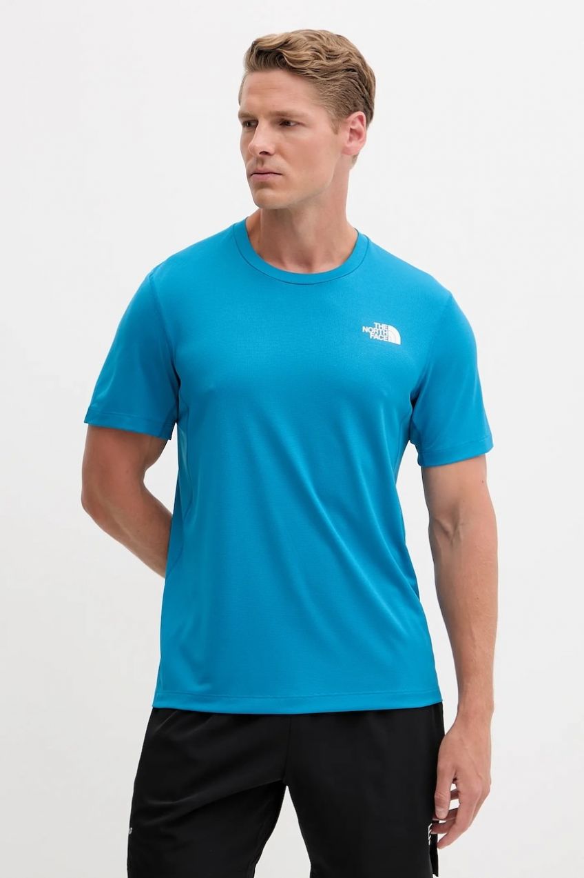 Tréningové tričko The North Face Lightbright modrá farba, jednofarebné, NF0A825OBOM1