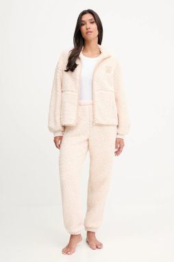 Pyžamo Dkny dámske, béžová farba, YI10065