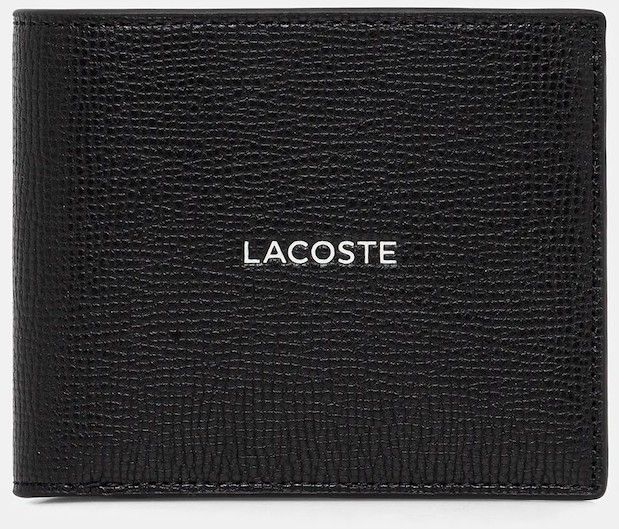 Kožená peňaženka Lacoste GIFTBOX čierna farba, NH5054OI