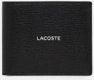 Kožená peňaženka Lacoste GIFTBOX čierna farba, NH5054OI