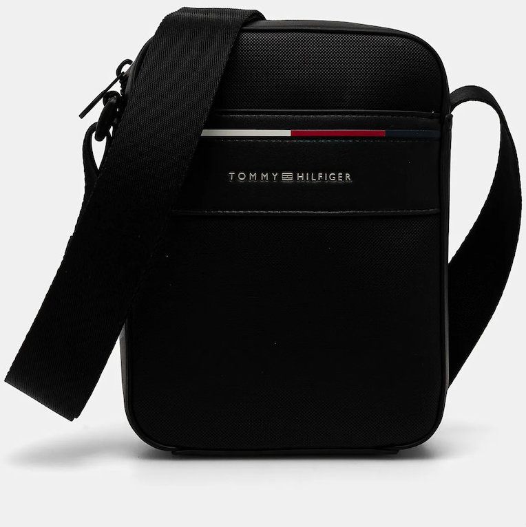 Malá taška Tommy Hilfiger čierna farba, AM0AM13196