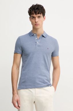 Bavlnené polo tričko Tommy Hilfiger jednofarebný