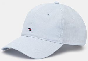 Plátenná čiapka Tommy Hilfiger jednofarebná, AW0AW17130