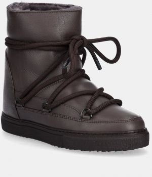 Kožené snehule Inuikii Full Leather Wedge hnedá farba, 1001.004.0091.152