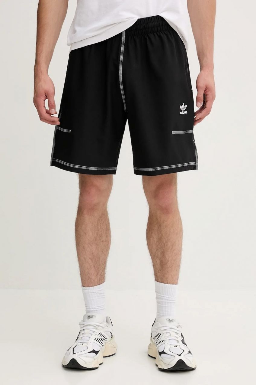 Šortky adidas Originals Essentials čierna farba, KA8539