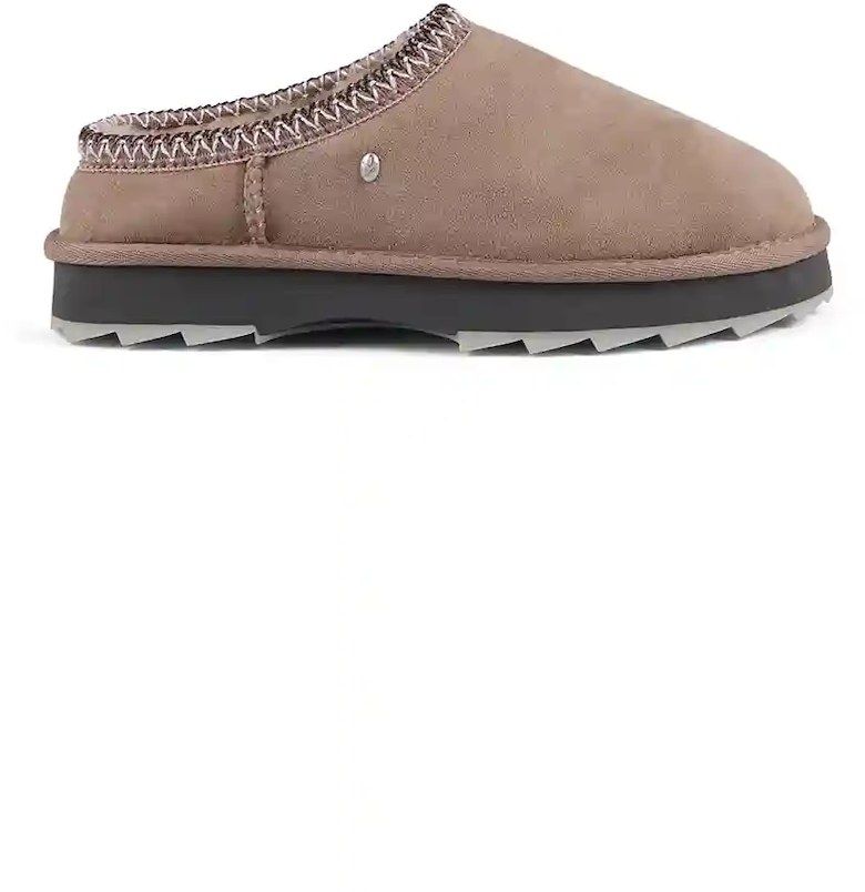 Semišové papuče Emu Australia Sharky Scuff béžová farba, W13179