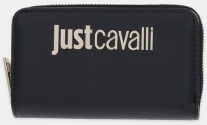 Peňaženka Just Cavalli dámska, čierna farba, 79RA5PB4 ZS766