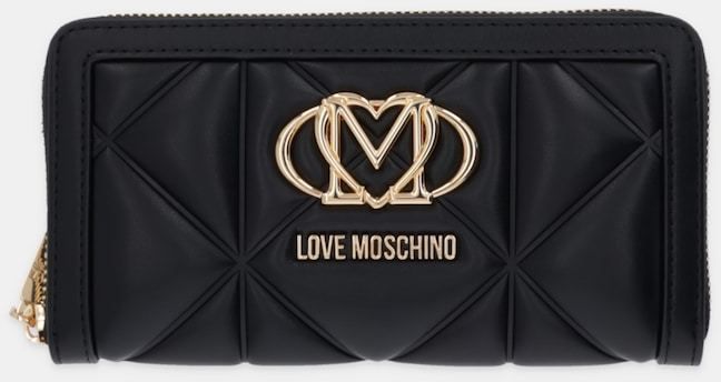 Peňaženka Love Moschino dámska, čierna farba, JC5644PP0NLC0000