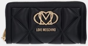 Peňaženka Love Moschino dámska, čierna farba, JC5644PP0NLC0000