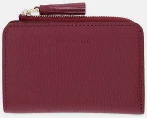 Kožená peňaženka Coccinelle TASSEL bordová farba, E2.MU0.11.D1.01