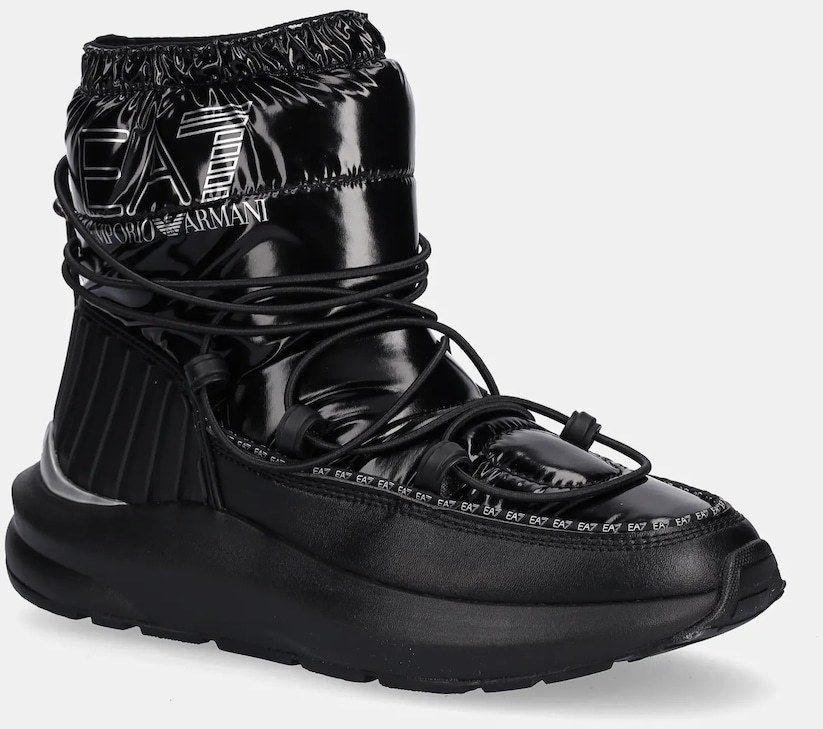Snehule EA7 Emporio Armani čierna farba, AF18570.7X000328