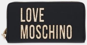 Peňaženka Love Moschino dámska, čierna farba, JC5692PP0NKD000A