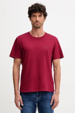 Bavlnené tričko Pepe Jeans JACKO pánske, béžová farba, jednofarebné, PM508664