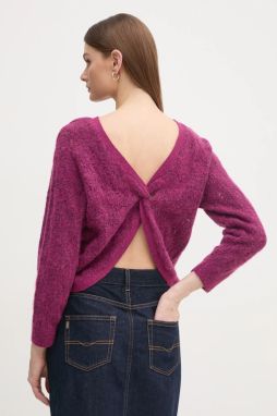 Sveter Pepe Jeans NOVA dámsky, ružová farba, tenký, PL702239